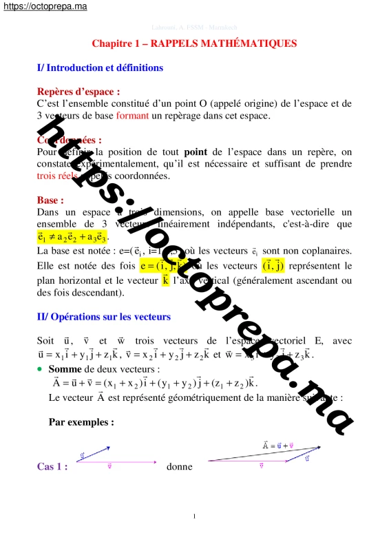 Cours De Mécanique SVTU S2 PDF - OctoPrepa (1)